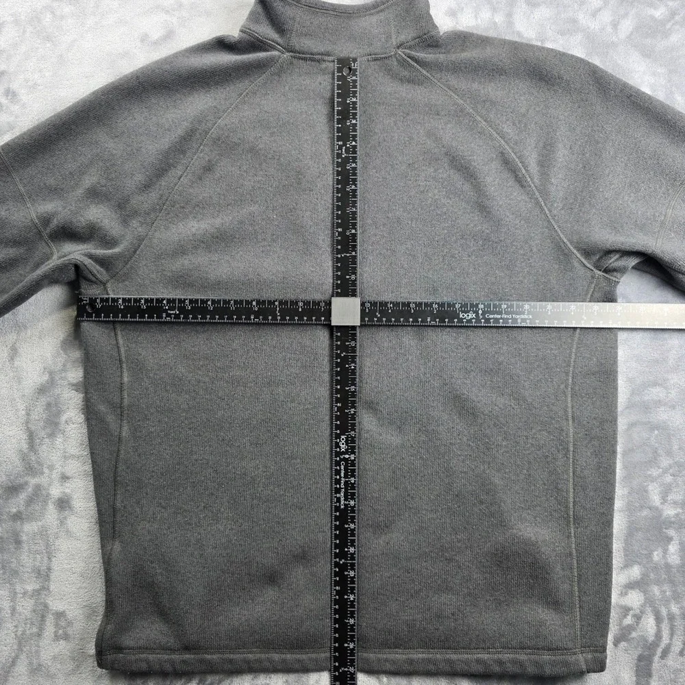 The‎ North Face Gordon Lyons Fleece Men XL Gray Quarter Zip Sweater Pullover